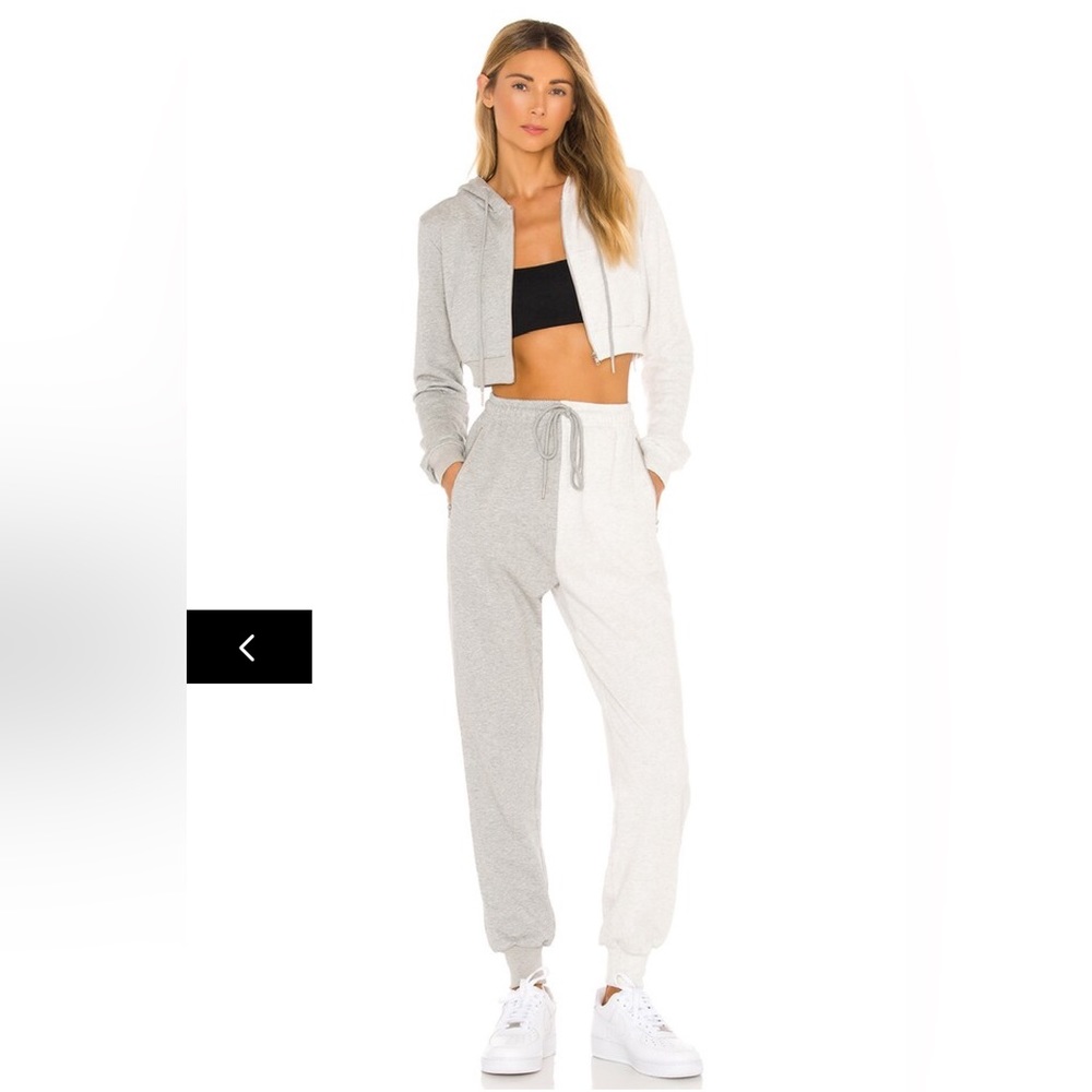 Superdown renna two tone sweatpants S color block
